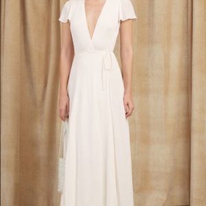 Reformation Rosey dress, white, size small, new with tags